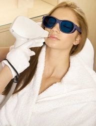 Patient getting IPL treatment